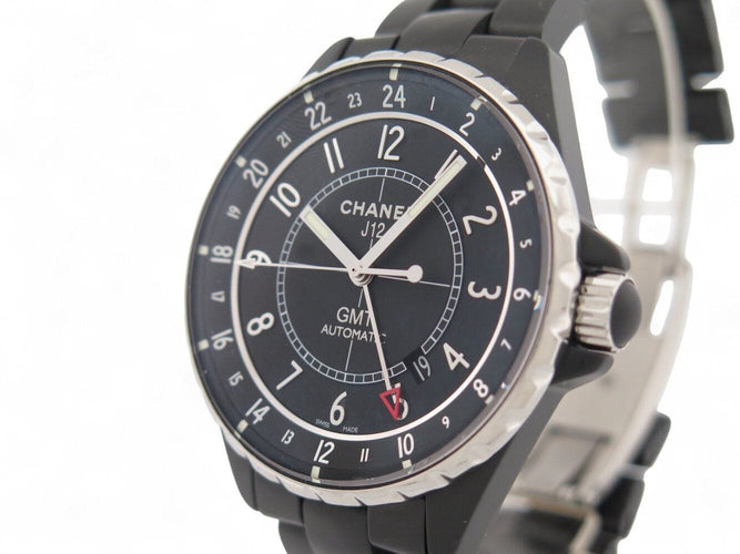 Montre montre CHANEL j12 gmt h3101 41 mm ceramique noire automatique +boite 58 Facettes 269829