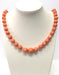 Collier Collier en or jaune et corail rose Sciacca 58 Facettes