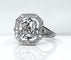 Bague 49 Bague platine Art Déco diamant coussin 1,51 carat 58 Facettes AB605