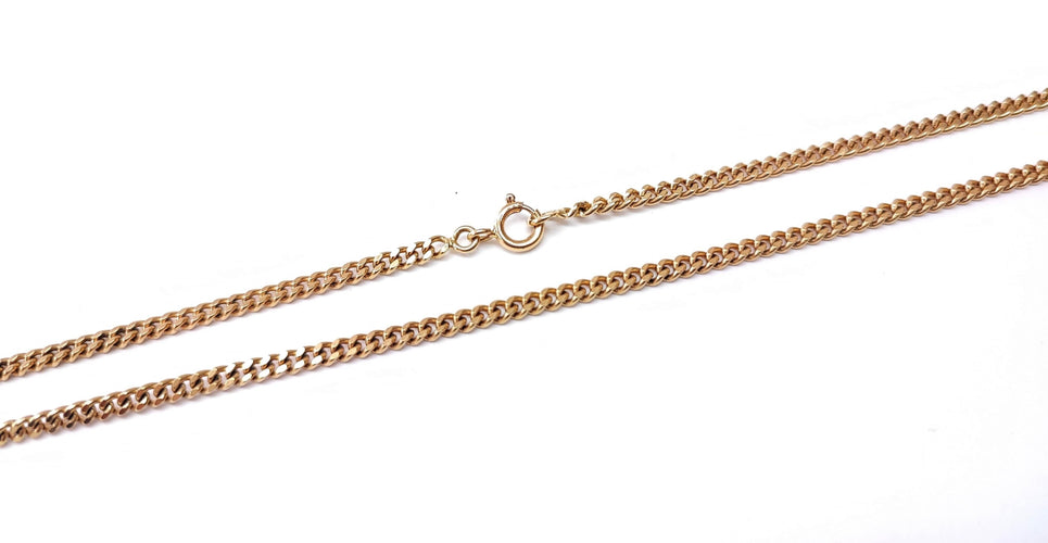 Collier Chaîne maille gourmette en or jaune 58 Facettes CH.COU.GTT-853.2