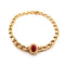 Collier Collier CARTIER vintage en or 18 carats , diamants et rubis cabochon 58 Facettes