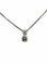 Collier Collier or blanc solitaire diamant 0,52 carat 58 Facettes