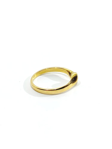 Bague 54 Bague Solitaire Or Jaune Diamant 0.13ct 58 Facettes 3097/1