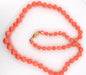 Collier Collier en or jaune et corail rose Sciacca 58 Facettes