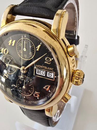 Montre Montblanc - Montre Chronographe Meisterstuck avec coffret 58 Facettes