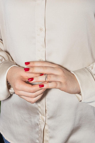 Bague 48 Dior Bague Dioramour Or blanc Diamant 58 Facettes 4542788CN