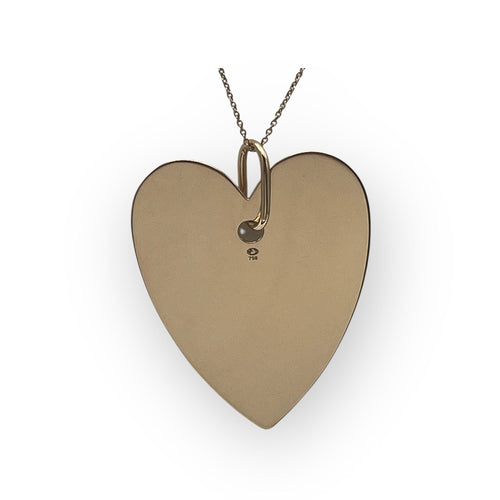 Collier Collier Or rose Coeur Ginette NY 58 Facettes 149056883