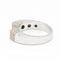 Bague 55 Bague Pavée CARRE en Or et Diamants 58 Facettes D360525FJ
