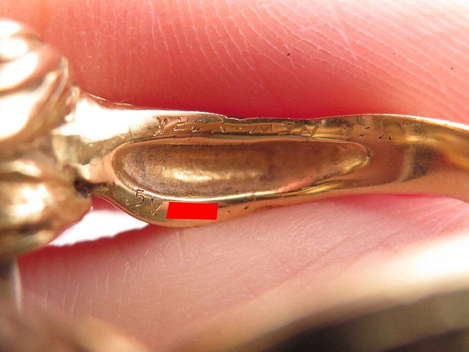 Bague 55 vintage bague VAN CLEEF & ARPELS noeud t55 en or jaune 18k & argent 18.9gr 58 Facettes 267804