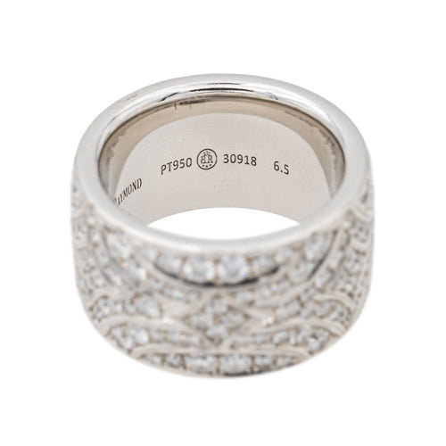 Bague 53 Briony Raymond Bague Cocktail  Platine Diamant 58 Facettes 3582758CN