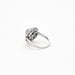 Bague 50 Bague Art Déco or gris, platine, diamant, saphirs 1ct 58 Facettes 240477