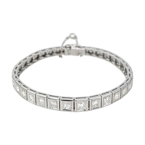 Bracelet Bracelet Ligne Or blanc Diamant 58 Facettes 4387216CN