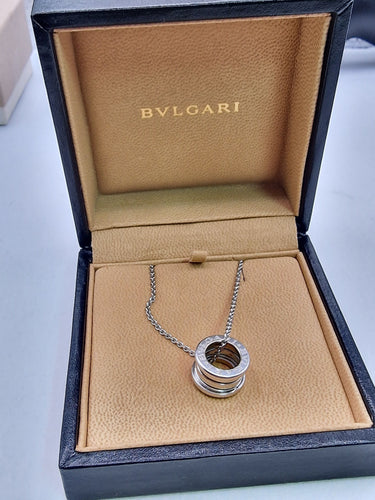 Collier Bvlgari - Collier B.zero1 en or blanc 18 kt 58 Facettes