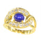 Bague 47 Bague de luxe vintage CARTIER avec saphir et diamants 58 Facettes 17342-0256
