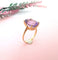 Bague 54.5 Bague Améthyste Ovale 58 Facettes AA 1601