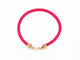 Bracelet bracelet FRED force 10 gm 0b0007 manille en or rose 18k cordon rose 58 Facettes 271114