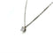 Collier Collier solitaire or blanc et diamant 1.04ct 58 Facettes Z1351595