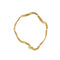 Bracelet vague en or jaune