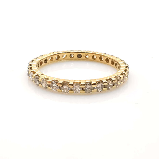 Bague 53 Alliances américaine or et diamants 58 Facettes