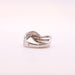 Ring 54 Diamond Knot Ring white gold 58 Facettes