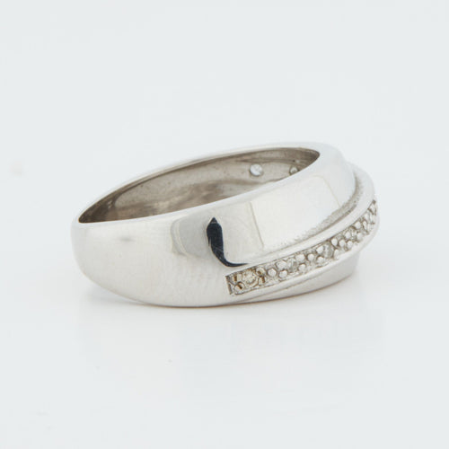 Bague 46 BAGUE EN OR BLANC 18 CARATS 58 Facettes REF 11065/08