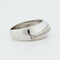 Bague 46 BAGUE EN OR BLANC 18 CARATS 58 Facettes REF 11065/08
