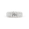 Bague Bague rivière en or blanc et diamants 58 Facettes