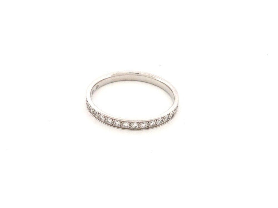 Bague 55 bague MAUBOUSSIN alliance parce que je l'aime en or blanc diamants 58 Facettes 263993