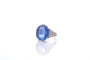 Bague 54 Bague Platine Saphir de Ceylan Diamant 58 Facettes 23318 / 23216