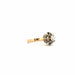 Ring 50 Solitaire Yellow Gold Platinum Diamond 58 Facettes 35-GS30999