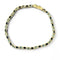 Bracelet or jaune serti de saphirs et opales