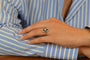 Bague 51.5 Bague art déco diamants et saphirs 58 Facettes 27307