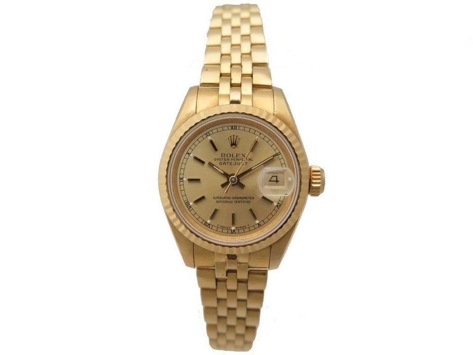 Montre montre ROLEX oyster perpetual datejust 26 mm or bracelet jubile 58 Facettes 260662