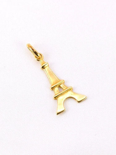 Pendentif Pendentif charms Tour Eiffel or jaune 58 Facettes 1076