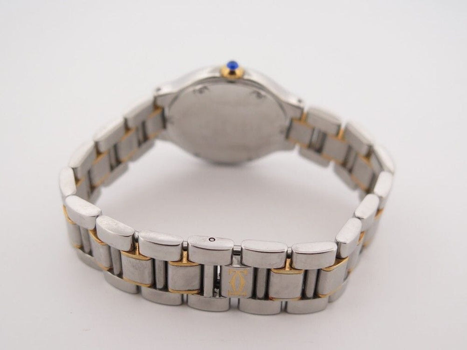 Montre vintage montre must de CARTIER 21 quartz classique acier 58 Facettes 259970