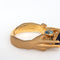 Bague 53 Bague mains en or jaune et topaze tanzanite 58 Facettes G13866