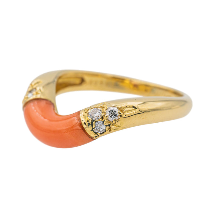 Cartier Bague Or jaune Corail