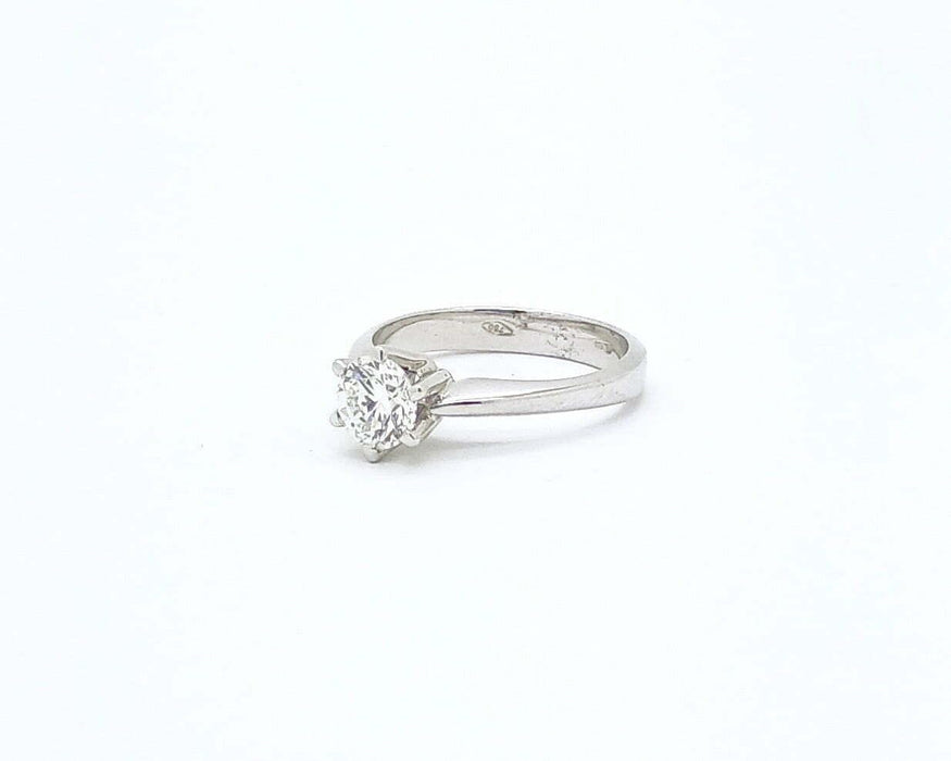 bague solitaire avec certificat HRD