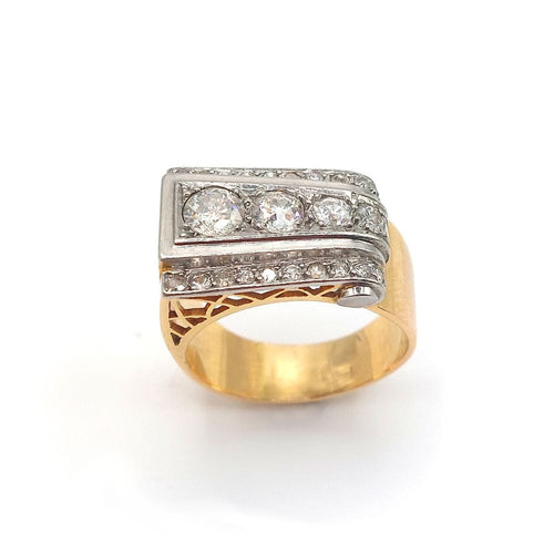 Bague 58 Bague Tank « Auguste » 58 Facettes 193
