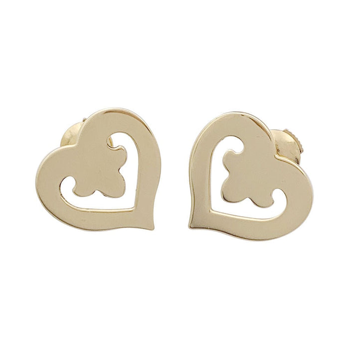 Boucles d'oreilles Boucles d'oreilles O.J. Perrin "Coeur Légende" or jaune. 58 Facettes 33811