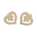 Boucles d'oreilles Boucles d'oreilles O.J. Perrin "Coeur Légende" or jaune. 58 Facettes 33811