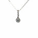 Pendentif Pendentif or blanc diamant 58 Facettes 2-PED2-GS36090-06