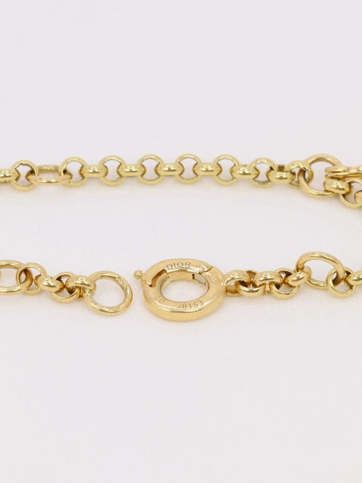 Bracelet DIOR - Bracelet or jaune dé à coudre 58 Facettes J616