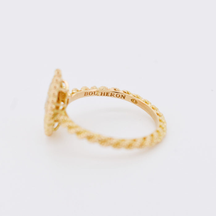 BOUCHERON- Bague Serpent Bohème en or jaune et diamants