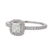 Bague 52 Messika Bague Solitaire M-love coussin Or blanc Diamant 58 Facettes 3298647CN