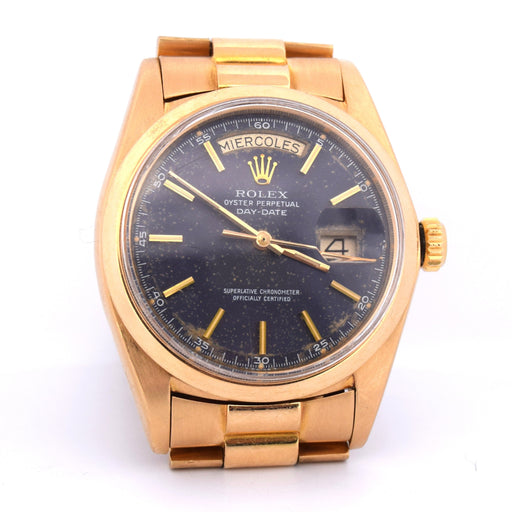 Montre Rolex - Montre Oyster Perpetual Day-Date réf. 1802 en or jaune 18k 58 Facettes OG4