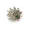Broche Broche victorienne en or avec diamants taille rose et insecte tremblant 58 Facettes A2001O