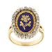 Ring Enameled ring with diamonds 58 Facettes 35605
