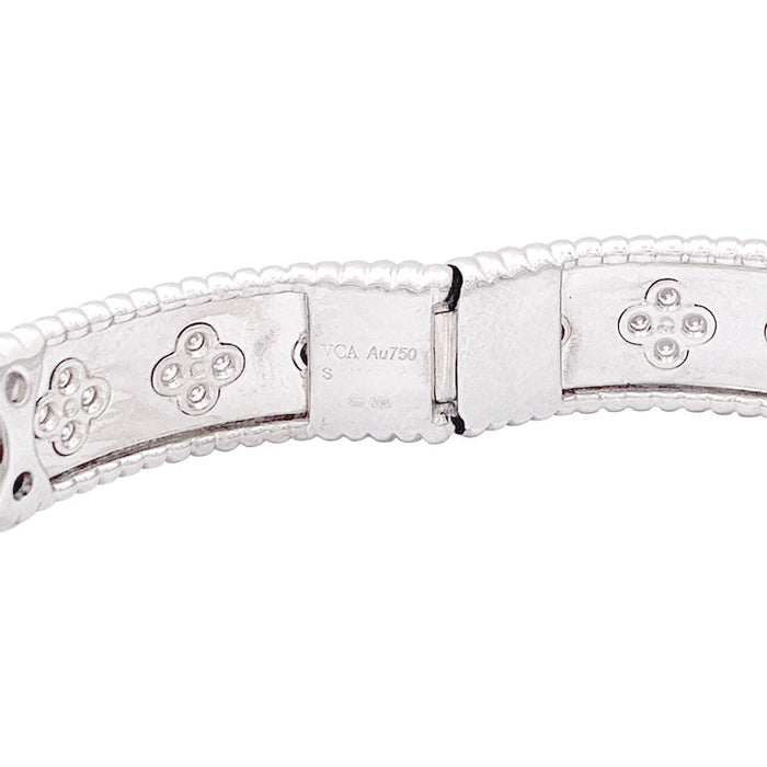 Bracelet Bracelet Van Cleef & Arpels "Perlée" or blanc, diamants. 58 Facettes 33982