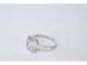 Bague 54 Bague entourage en or blanc avec diamants 58 Facettes 2035